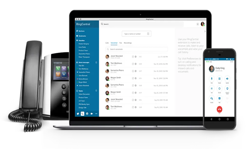 ringcentral UI